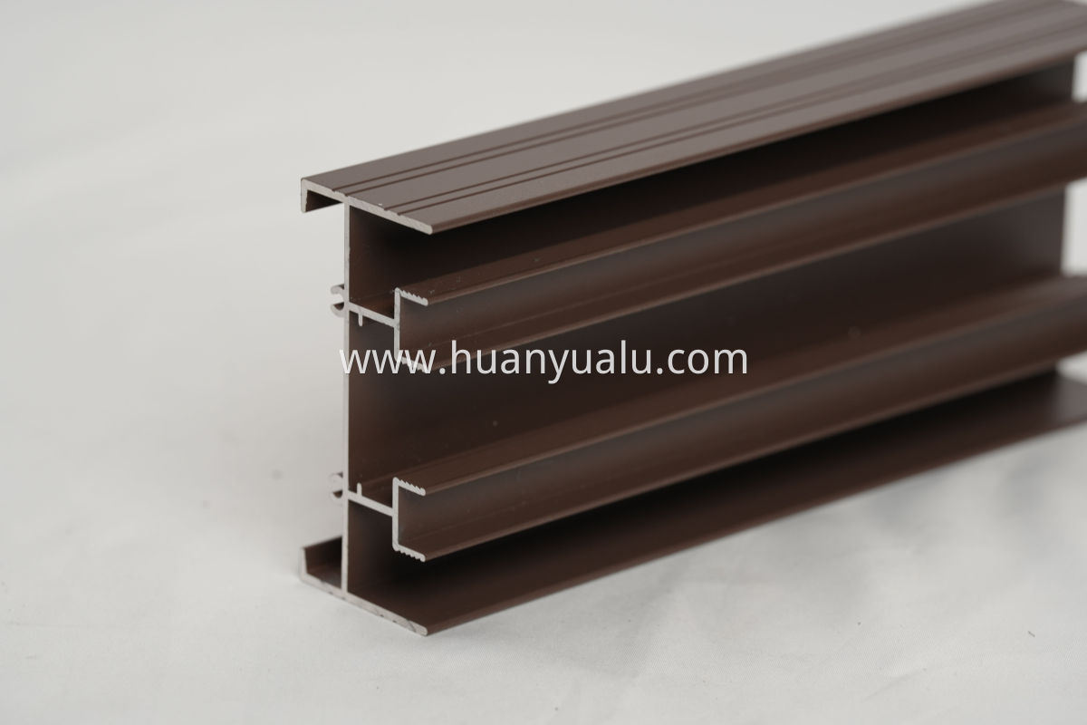 Spray painted door and window profiles